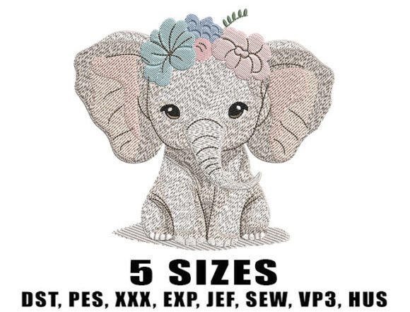 Baby Elephant Embroidery Design: A Seller’s Review