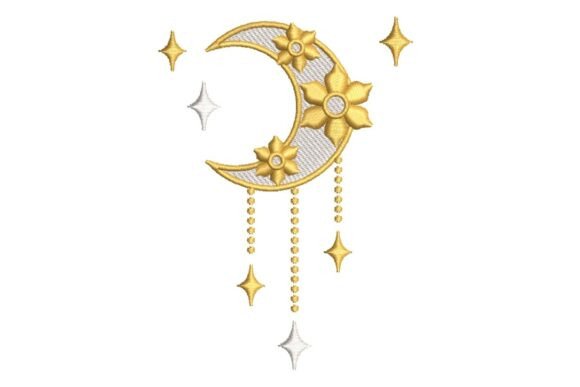 Celestial Moon Charm: A Boho Holiday Embroidery Review