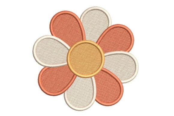 Review: Autumnal Daisy Flower Embroidery Design