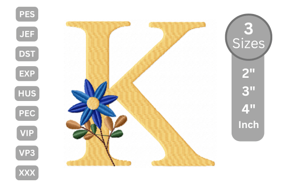 Review: Botanical Flower Letter K for Craft Fairs
