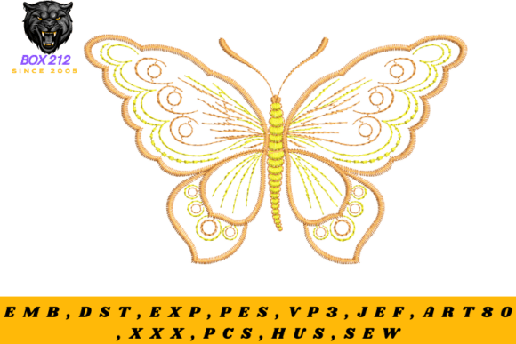 Review: Elegant Butterfly Embroidery Design