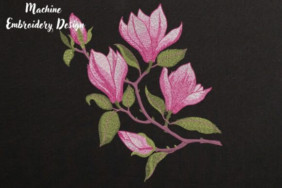Review: Spring Magnolia Flowers Branch Black Design