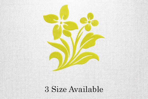 Review: Yellow Swirl Flower Embroidery File