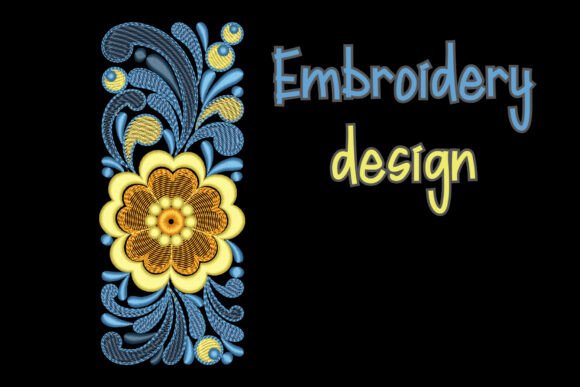 Reviewing Flowers Border Embroidery Design for Holiday Sales