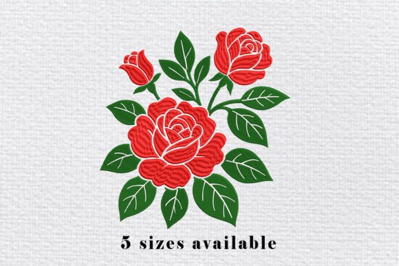 Reviewing Red Rose Embroidery Design for Holiday Sales