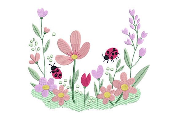 Reviewing the Summer Wildflowers Embroidery Design