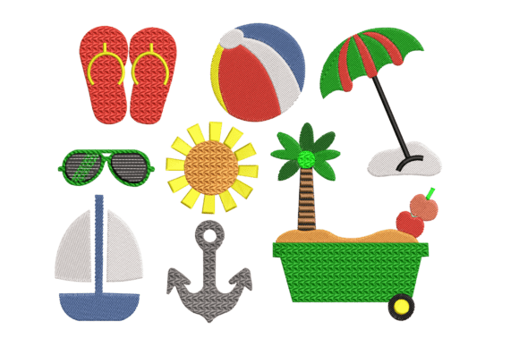 Summer Beach Embroidery Design Review